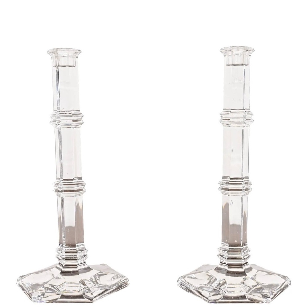 Tiffany & Co. Crystal Candle Holders